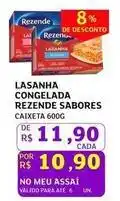 Assaí Atacadista Rezende - lasanha congelada sabores oferta
