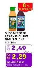 Assaí Atacadista Natural one - suco misto de laranja ou uva oferta