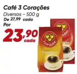 Dia 3 corações - café oferta