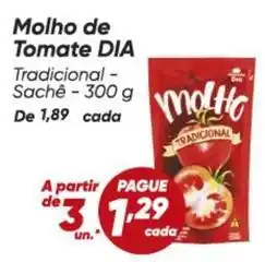 Dia Dia - molho de tomate oferta