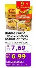 Assaí Atacadista Yoki - batata-palha tradicional ou extrafina oferta