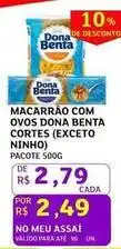 Assaí Atacadista Dona benta - macarrão com ovos oferta
