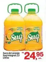 Fort Atacadista De - suco de laranja súq integral 2,5 litros oferta