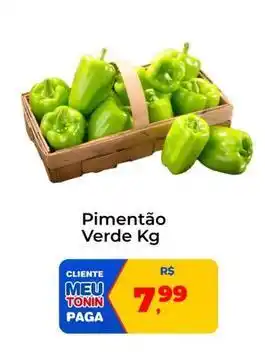 Tonin - pimentão verde