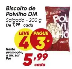 Dia Dia - biscoito de polvilho oferta