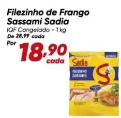 Dia Sadia - filezinho de frango sassami oferta