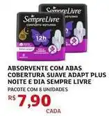 Assaí Atacadista Sempre livre - absorvente com abas cobertura suave adapt plus noite e dia oferta