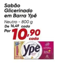 Dia Ypê - sabão glicerinado em barra oferta