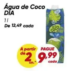 Dia Dia - água de coco oferta