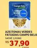 Assaí Atacadista Campo belo - azeitonas verdes fatiadas oferta