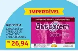 Assaí Atacadista Buscofem - caixa com 10 capsulas de 400mg ms oferta
