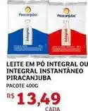 Assaí Atacadista Piracanjuba - leite em po integral ou integral instanáneo oferta