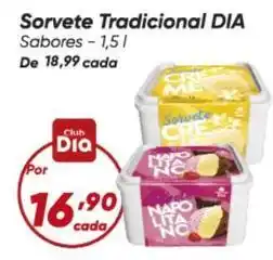 Dia Dia - sorvete tradicional oferta