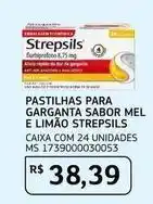 Assaí Atacadista Strepsils - pastilhas para garganta sabor mel e limão oferta