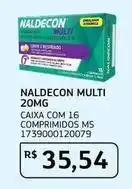 Assaí Atacadista Naldecon - multi 20mg caixa com 16 comprimidos ms oferta