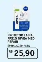 Assaí Atacadista Nivea - protetor labial fps15 med repair oferta