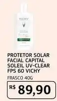 Assaí Atacadista Vichy - protetor solar facial capital soleil uv-clear fps 60 oferta