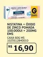 Assaí Atacadista Genérico - nistatina + óxido de zinco pomada + 200mg oferta
