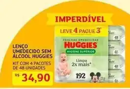 Assaí Atacadista Huggies - lenço umedecido sem álcool oferta