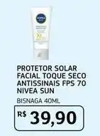 Assaí Atacadista Nivea sun - protetor solar facial toque seco antissinais fps 70 oferta