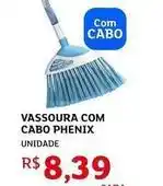 Assaí Atacadista Phenix - vassoura com cabo oferta
