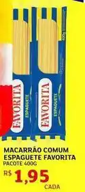 Assaí Atacadista Favorita - macarrão comum espaguete oferta