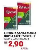 Assaí Atacadista Santa maria - esponja dupla face esfrelux oferta