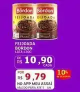 Assaí Atacadista Bordon - feijoada lata oferta