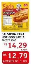 Assaí Atacadista Sadia - salsicha para hot-dog oferta