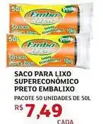 Assaí Atacadista Assum preto - saco para lixo supereconómico oferta
