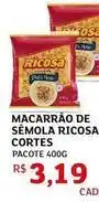 Assaí Atacadista Ricosa - macarrao de semola cortes oferta