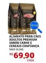 Assaí Atacadista Confiança - alimento para caes adultos premium sabor carne e cereais oferta