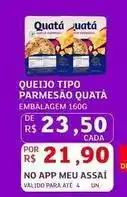 Assaí Atacadista Quatá - queijo tipo parmesão oferta