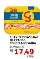 Assaí Atacadista Sadia - filezinho sassami de frango congelado oferta