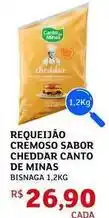 Assaí Atacadista Minas - requeijão cremoso sabor cheddar canto de oferta