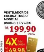 Assaí Atacadista Mondial - ventilador de coluna turbo oferta