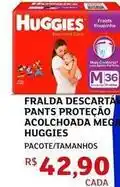 Assaí Atacadista Huggies - fralda descartá pants proteção acolchcada mega oferta