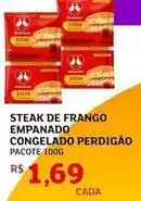 Assaí Atacadista Perdigão - steak de frango empanado congelado oferta