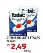 Assaí Atacadista Italac - creme de leite oferta