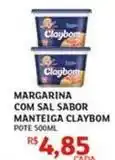 Assaí Atacadista Claybom - margarina com sal sabor manteiga oferta