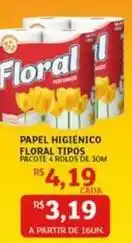 Assaí Atacadista Floral - papel higienico oferta