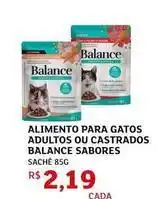 Assaí Atacadista Balance - alimento para gatos adultos ou castrados sabores oferta