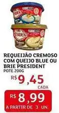 Assaí Atacadista President - requeijão cremoso com queijo blue ou brie oferta