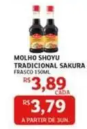 Assaí Atacadista Sakura - molho shoyu tradicional oferta