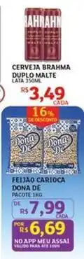 Assaí Atacadista Brahma - cerveja duplo malte oferta