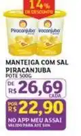 Assaí Atacadista Piracanjuba - manteiga com sal oferta