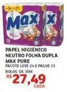 Assaí Atacadista 21 - papel higiênico neutro folha dupla pure oferta
