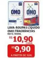 Assaí Atacadista Omo - lava-roupas líquido fragrâncias oferta