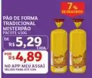Assaí Atacadista Forma - pão de tradicional oferta