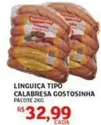 Assaí Atacadista Gostosinha - linguiça tipo calabresa oferta